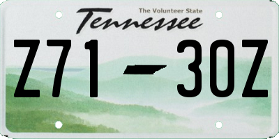 TN license plate Z7130Z