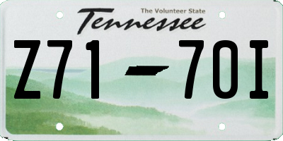 TN license plate Z7170I