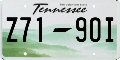 TN license plate Z7190I