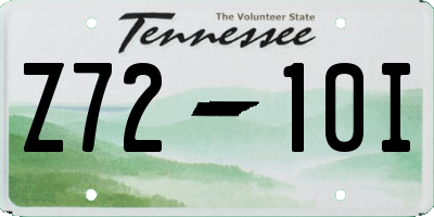 TN license plate Z7210I