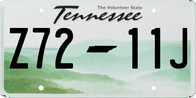 TN license plate Z7211J