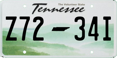 TN license plate Z7234I