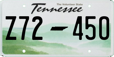 TN license plate Z7245O