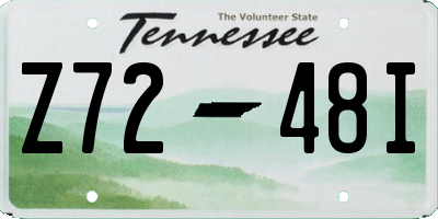 TN license plate Z7248I