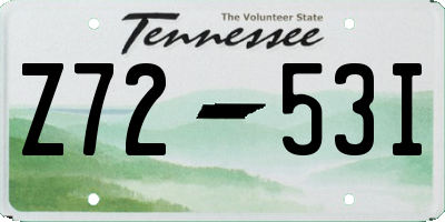 TN license plate Z7253I