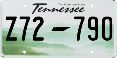TN license plate Z7279O