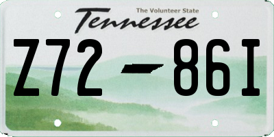 TN license plate Z7286I