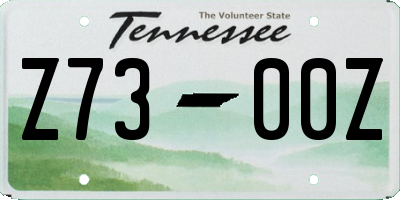 TN license plate Z7300Z