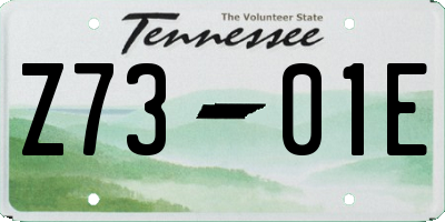 TN license plate Z7301E