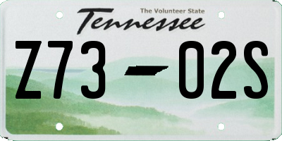 TN license plate Z7302S