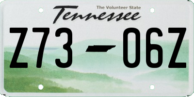 TN license plate Z7306Z
