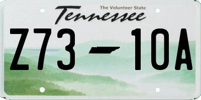 TN license plate Z7310A