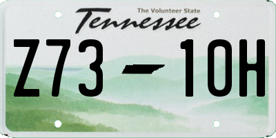 TN license plate Z7310H