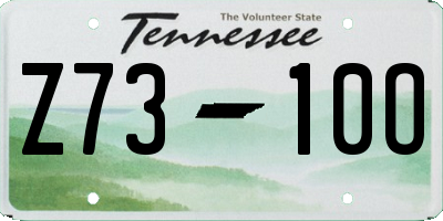 TN license plate Z7310O