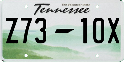 TN license plate Z7310X