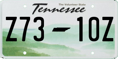 TN license plate Z7310Z
