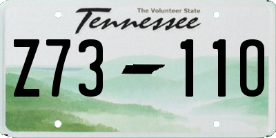 TN license plate Z7311O