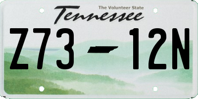 TN license plate Z7312N