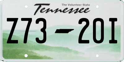 TN license plate Z7320I