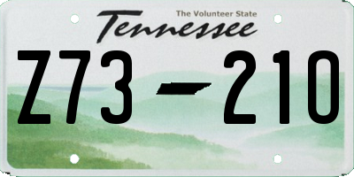 TN license plate Z7321O