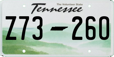 TN license plate Z7326O