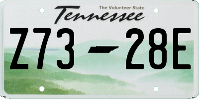 TN license plate Z7328E