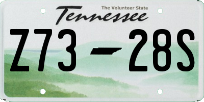 TN license plate Z7328S