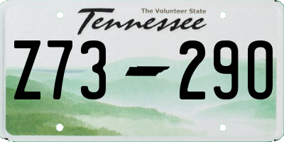 TN license plate Z7329O