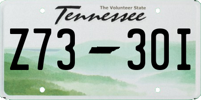 TN license plate Z7330I