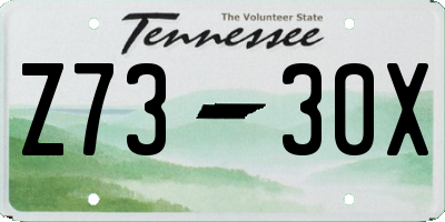 TN license plate Z7330X