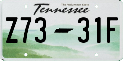TN license plate Z7331F