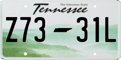 TN license plate Z7331L