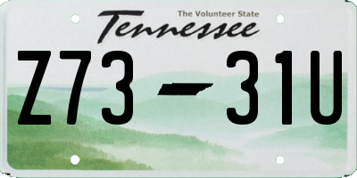 TN license plate Z7331U