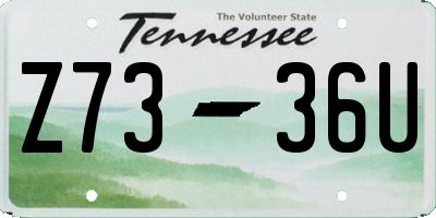 TN license plate Z7336U