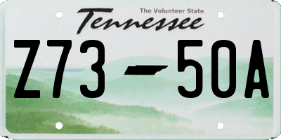 TN license plate Z7350A