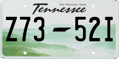 TN license plate Z7352I