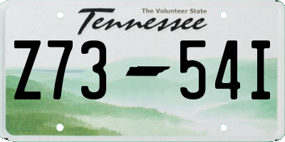 TN license plate Z7354I