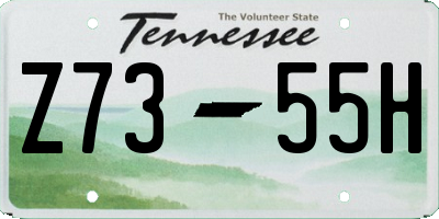 TN license plate Z7355H