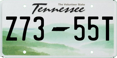 TN license plate Z7355T