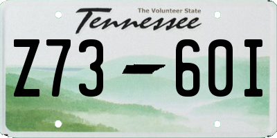 TN license plate Z7360I