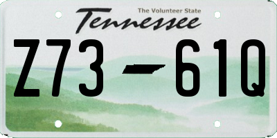 TN license plate Z7361Q