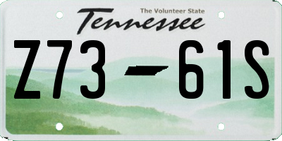 TN license plate Z7361S