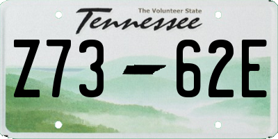 TN license plate Z7362E