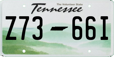 TN license plate Z7366I