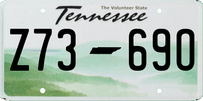 TN license plate Z7369O