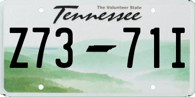 TN license plate Z7371I