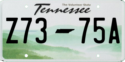 TN license plate Z7375A