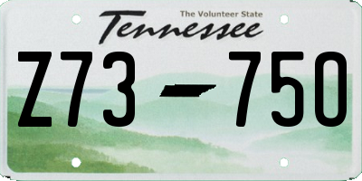 TN license plate Z7375O