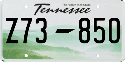 TN license plate Z7385O