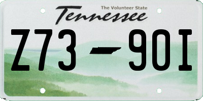 TN license plate Z7390I